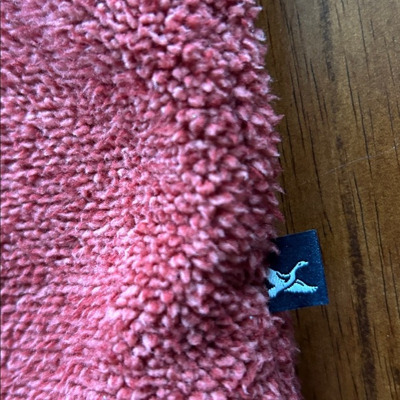 Eddie Bauer women’s Henley style fleece pullover rustic cozy with pockets size L - Picture 5 of 8